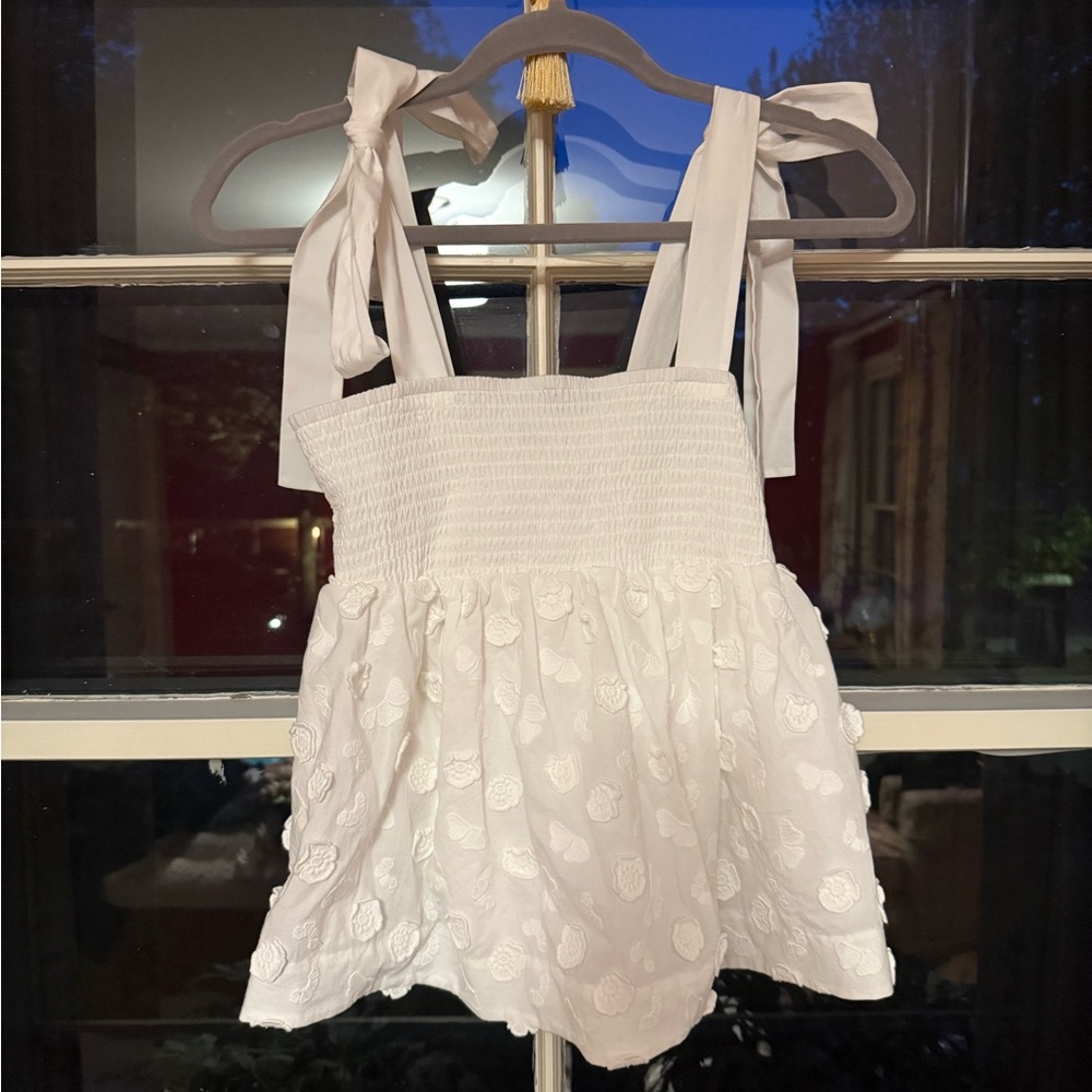 & Other Stories Floral Appliqué Top